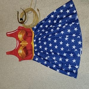 BlackMilk Wonder Woman Skater Dress Sz Large